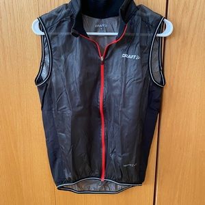 Craft brand vest for biking, Nordic skiing, etc. Great condition, awesome layer
